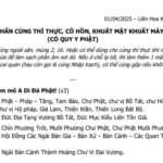 Tài liệu: Văn cúng thí thực người khuất mặt khuất mày (Có quy y Phật)