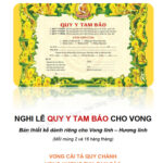 Tài liệu: Nghi lễ Quy y Tam Bảo cho Vong linh, vào mồng 2 và 16 hàng tháng