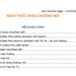 Tài liệu: Nghi thức khai chuông mõ khi công phu tụng kinh chú (Phong cách miền nam)