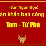 Tài liệu: Văn khấn (ngắn gọn) Tam Phủ Công Đồng – Tứ Phủ Vạn Linh