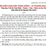 Tài liệu: Văn cúng Rằm Tháng Giêng – Lễ Thượng Nguyên (Kỷ Nguyên Mới 2026)