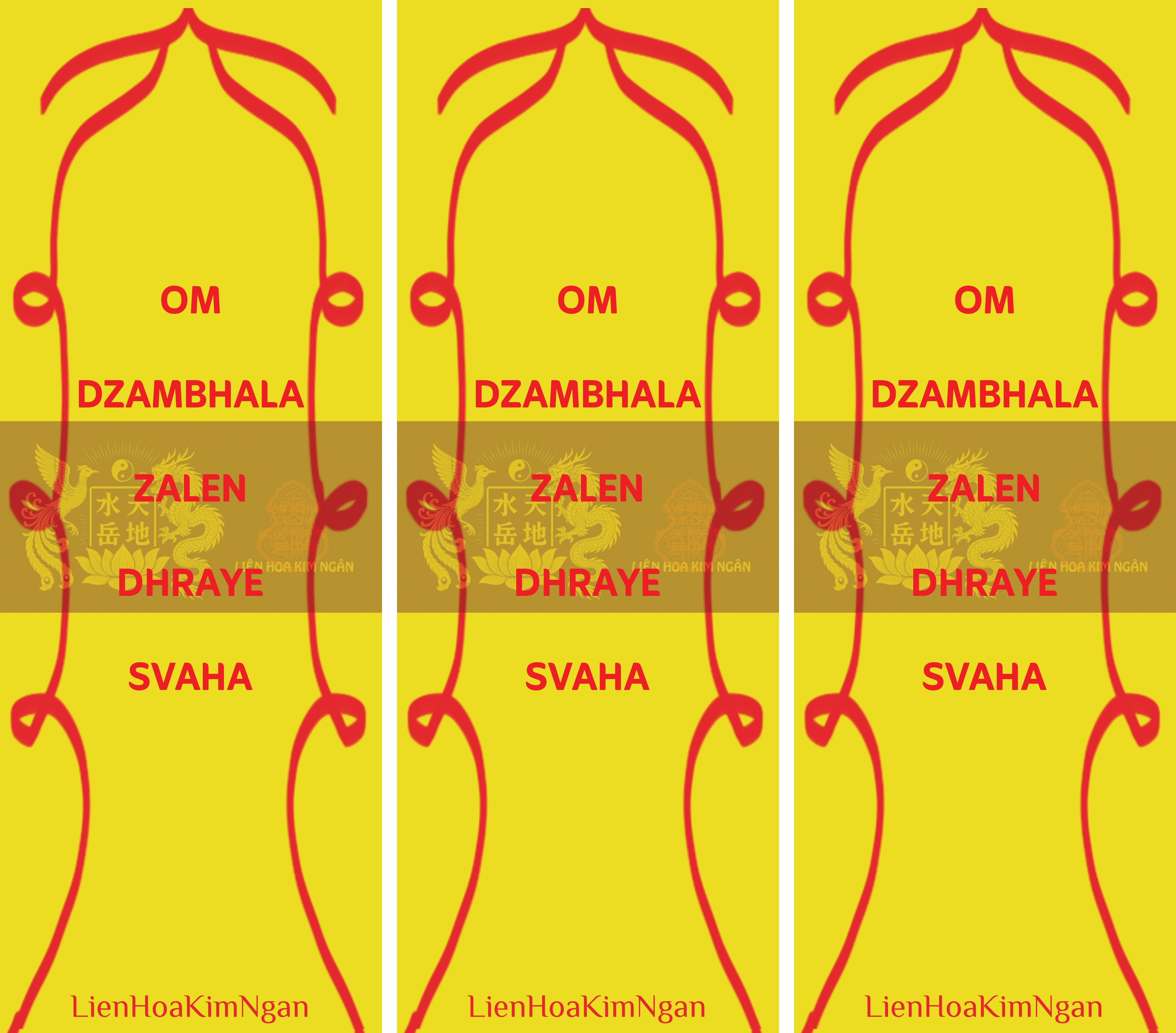 IN Om Dzambhala Zalendhraye Svaha horz